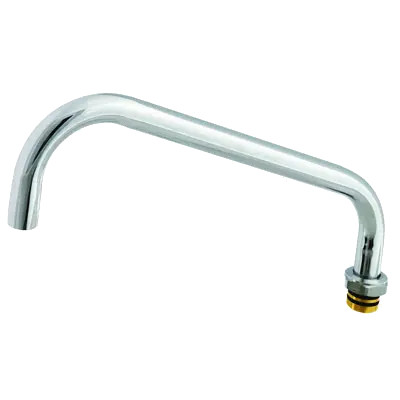 T&S Brass 114X 12″ Big Flo Chrome Plated Swivel Spout