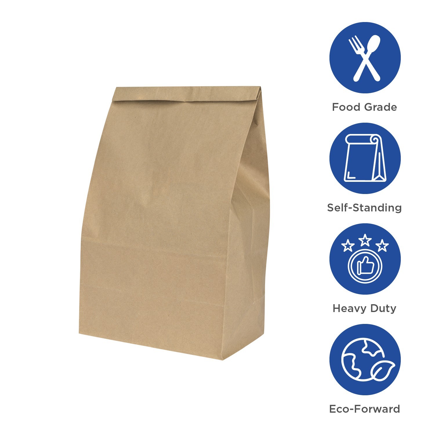 Karat 6lb Paper Bag – Kraft – 2,000 ct, FP-SOS06K