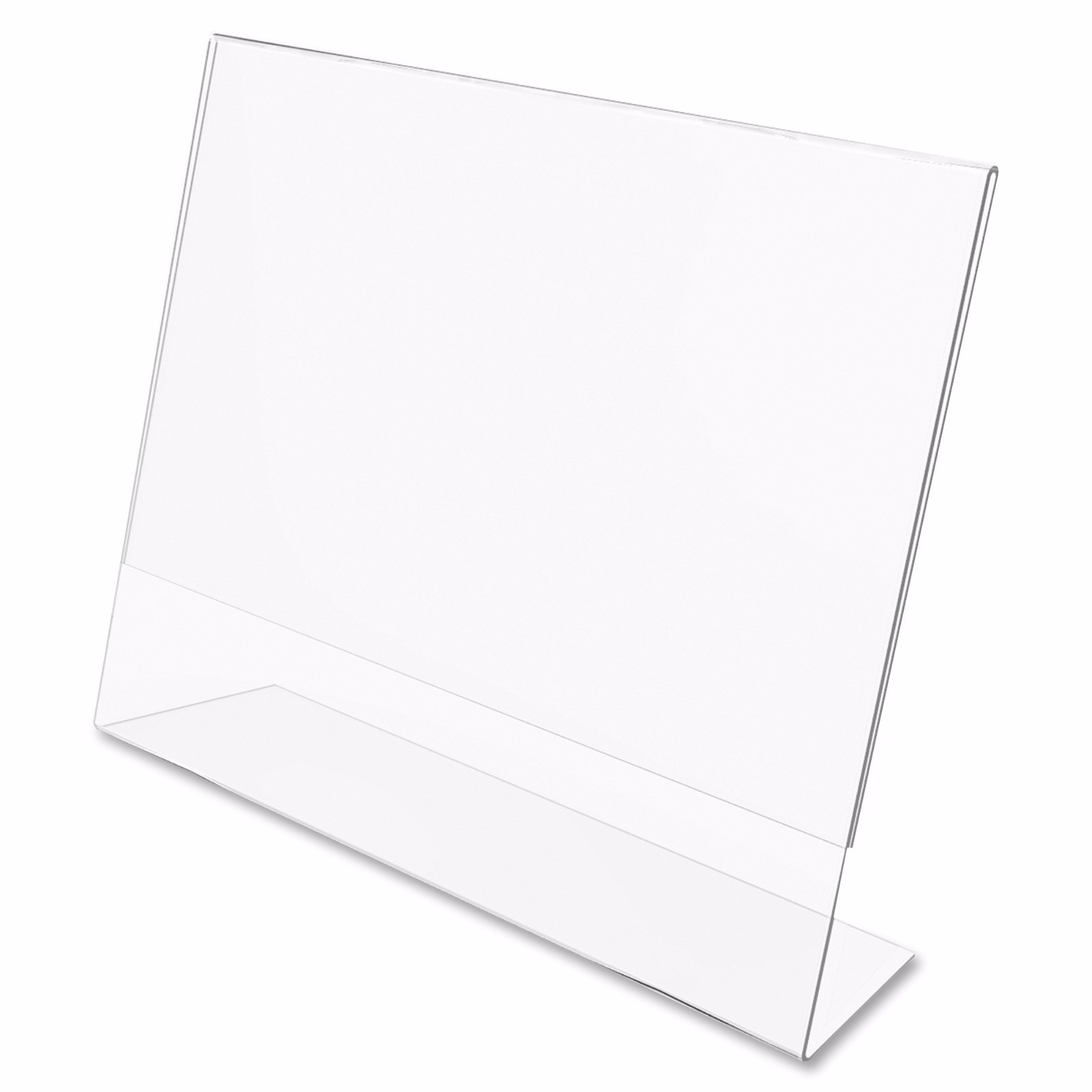 Dazzling Displays 5 Acrylic 6″ x 4″ Slanted Sign Holders