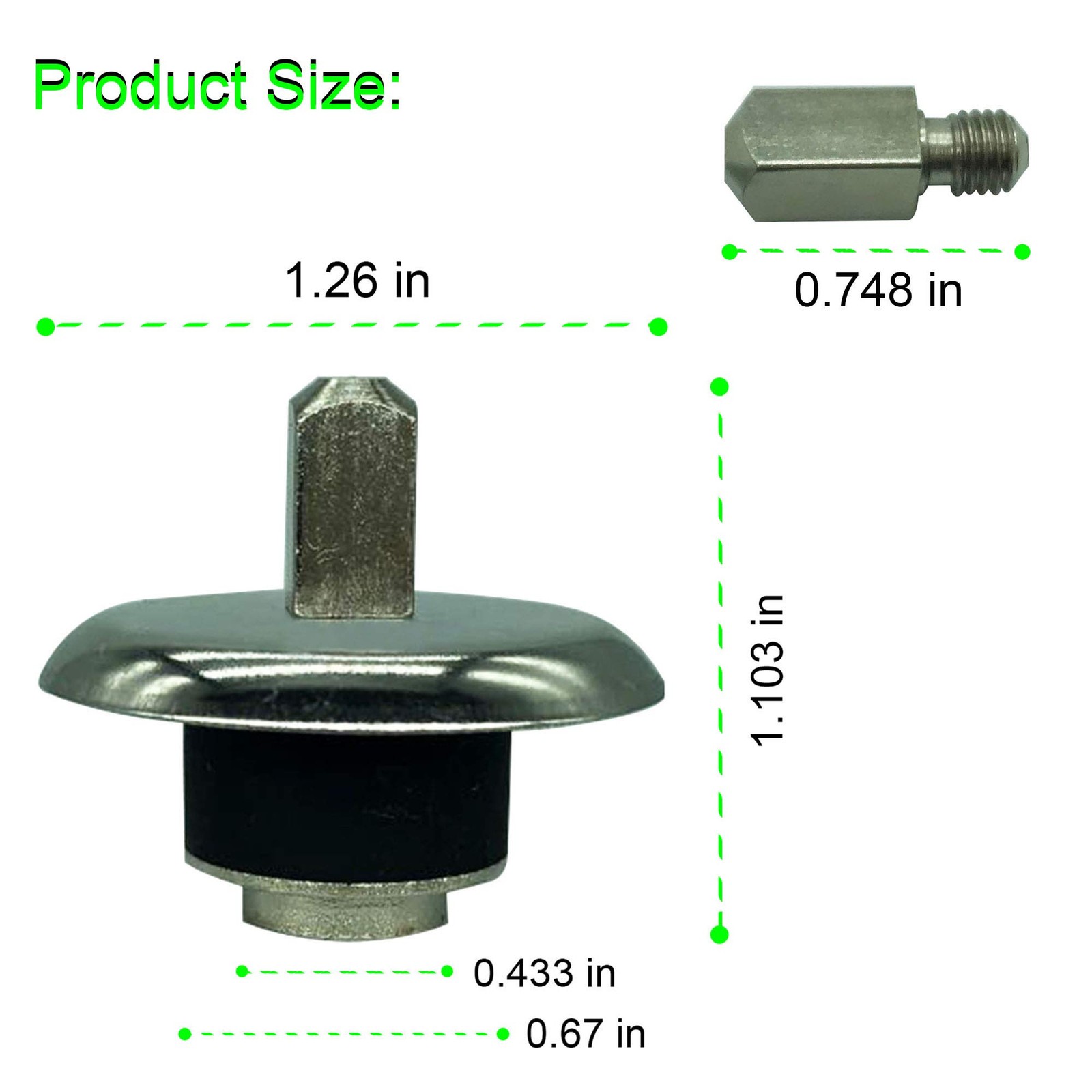 DTAIR Blender Coupling Stud Slinger Pin Kit Replacement for BLACK&SILVER