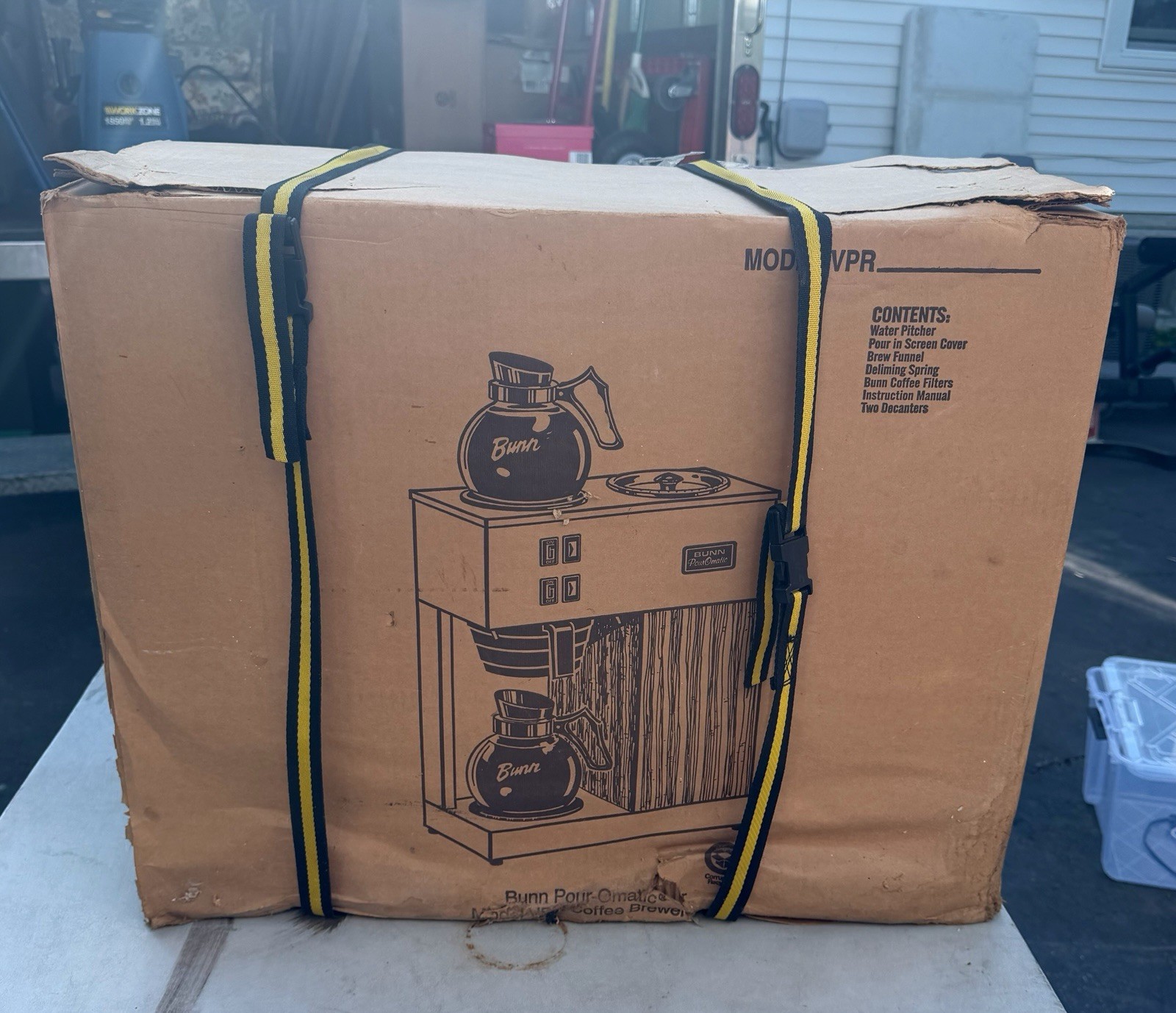 New Vintage Bunn Pour-Omatic VPR Commercial Coffee Brewer w/ Original Box NOS