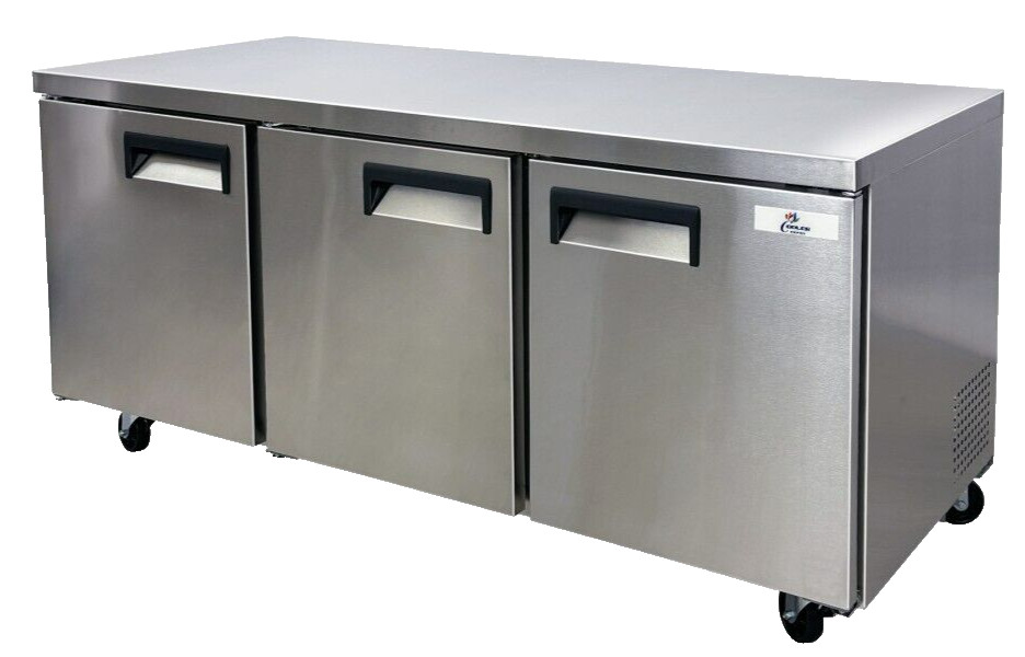NEW 72″ Commercial Undercounter Refrigerator 15.5 Cu Ft Cooler Depot TUC72R NSF
