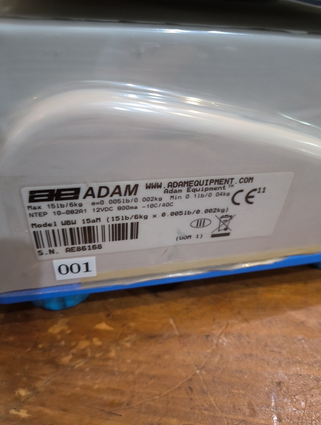Adam Equipment Price Computing Commercial Washdown Scale WBZ 15aM Max 15 Lbs