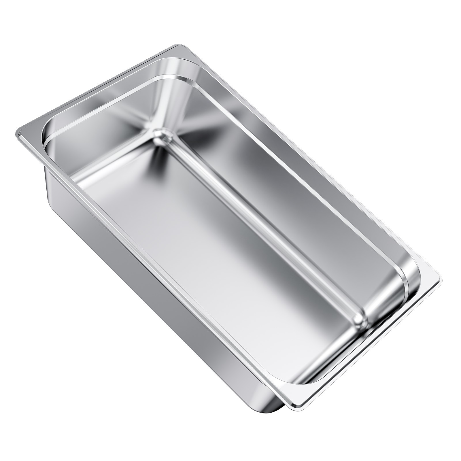 Uimoso 6“ 1 Pack Steam Table Pan Stainless Steel Hotel Food Prep Pan Full-Size