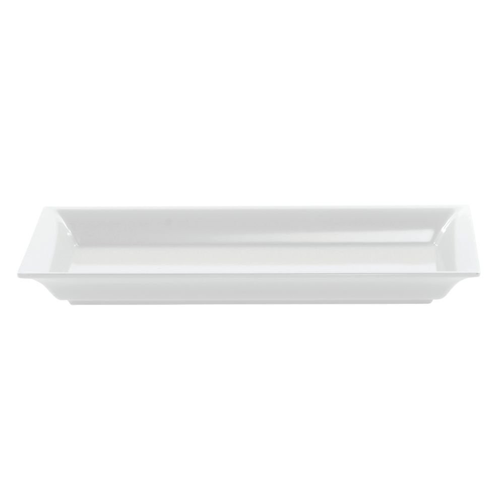 American Metalcraft MEL19 Melamine Rectangular Platter 14.25″x 7.5″ White