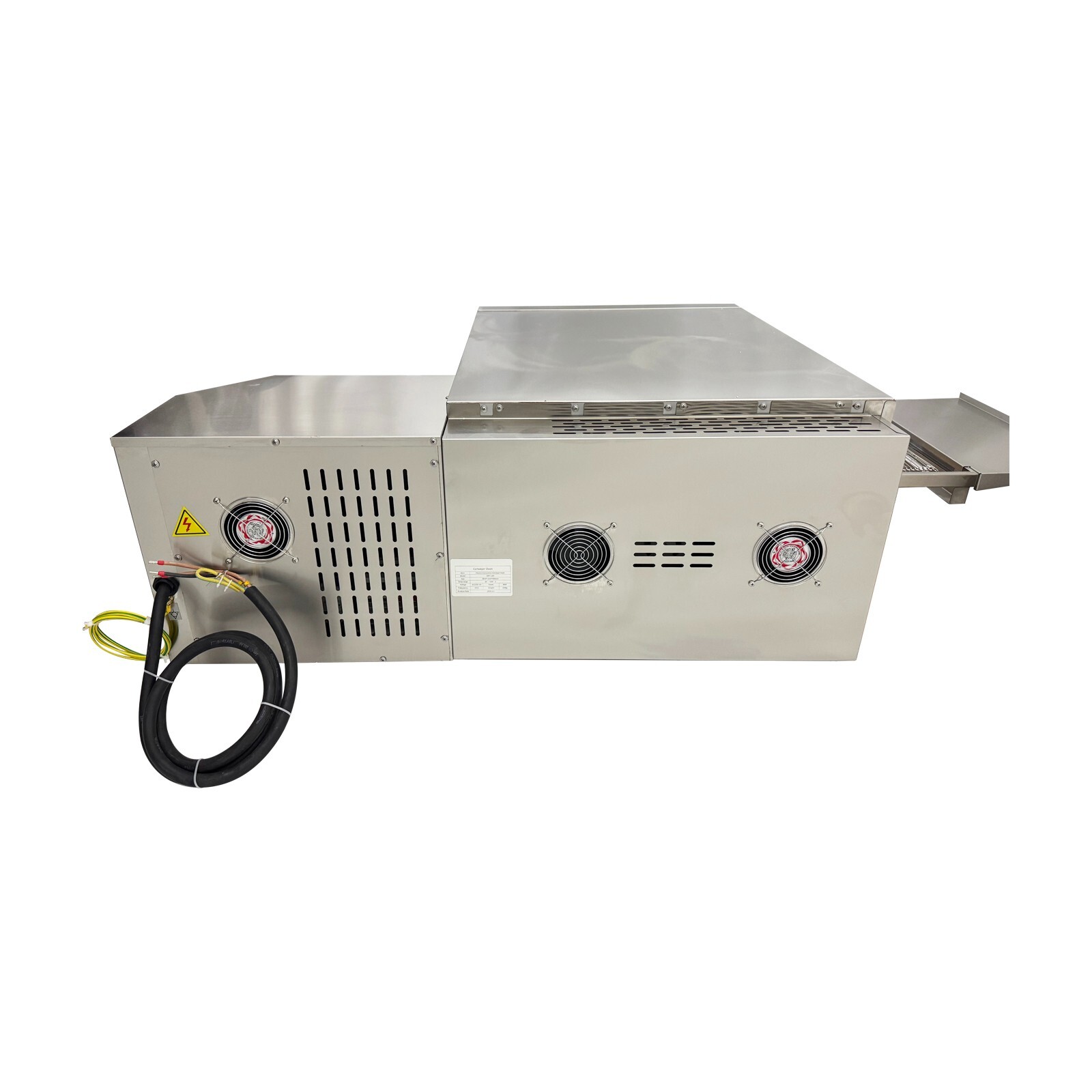 220V 3 Phase 9kW 18″ Countertop Conveyor Pizza Oven Electric Commercial Baking