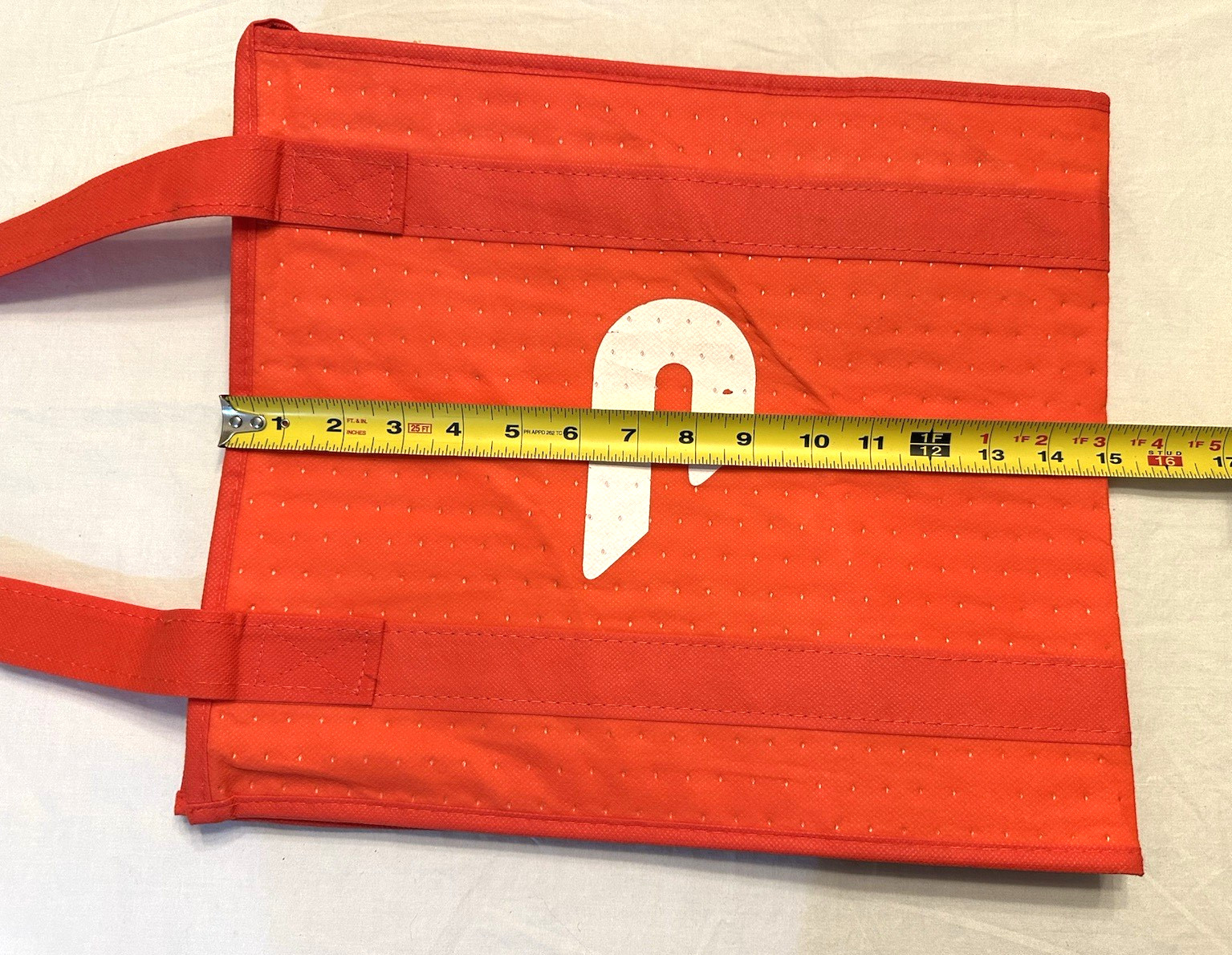 Lot of 10 ~ DOORDASH ~ 13x15x9 ~ Zippered Insulated Delivery Bag / Tote ~