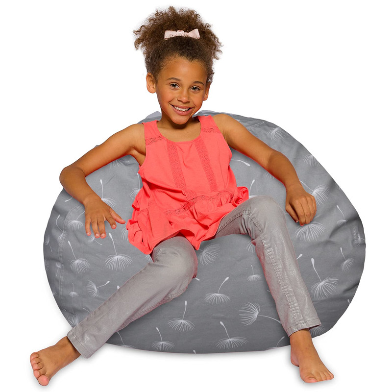 Posh Creations Bean Bag Chair For Kids Teens And Adults Includes Removable And