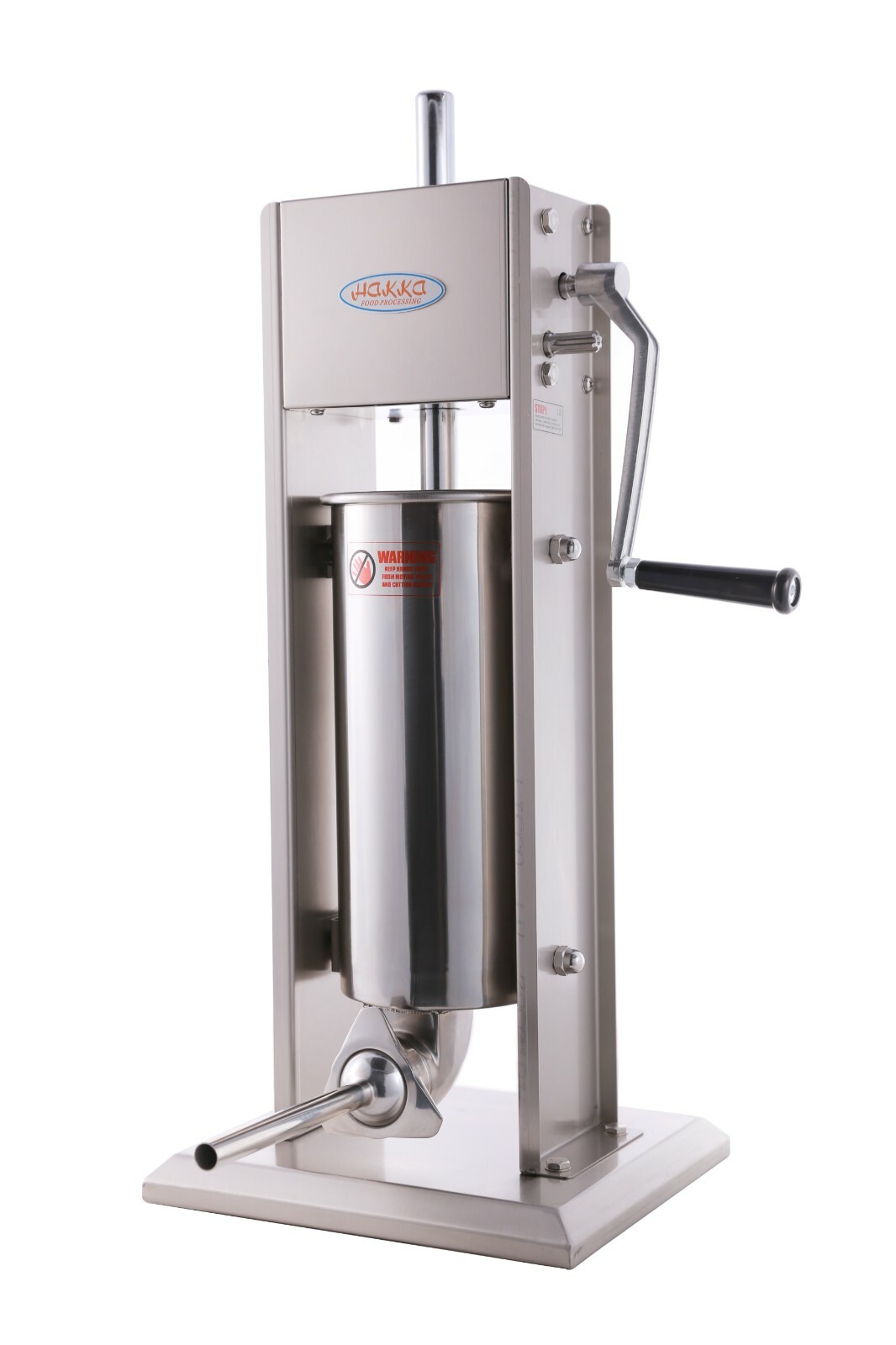 New Hakka 11 Lb/5 L Sausage Stuffer Vertical Stainless Steel Meat Press Filler