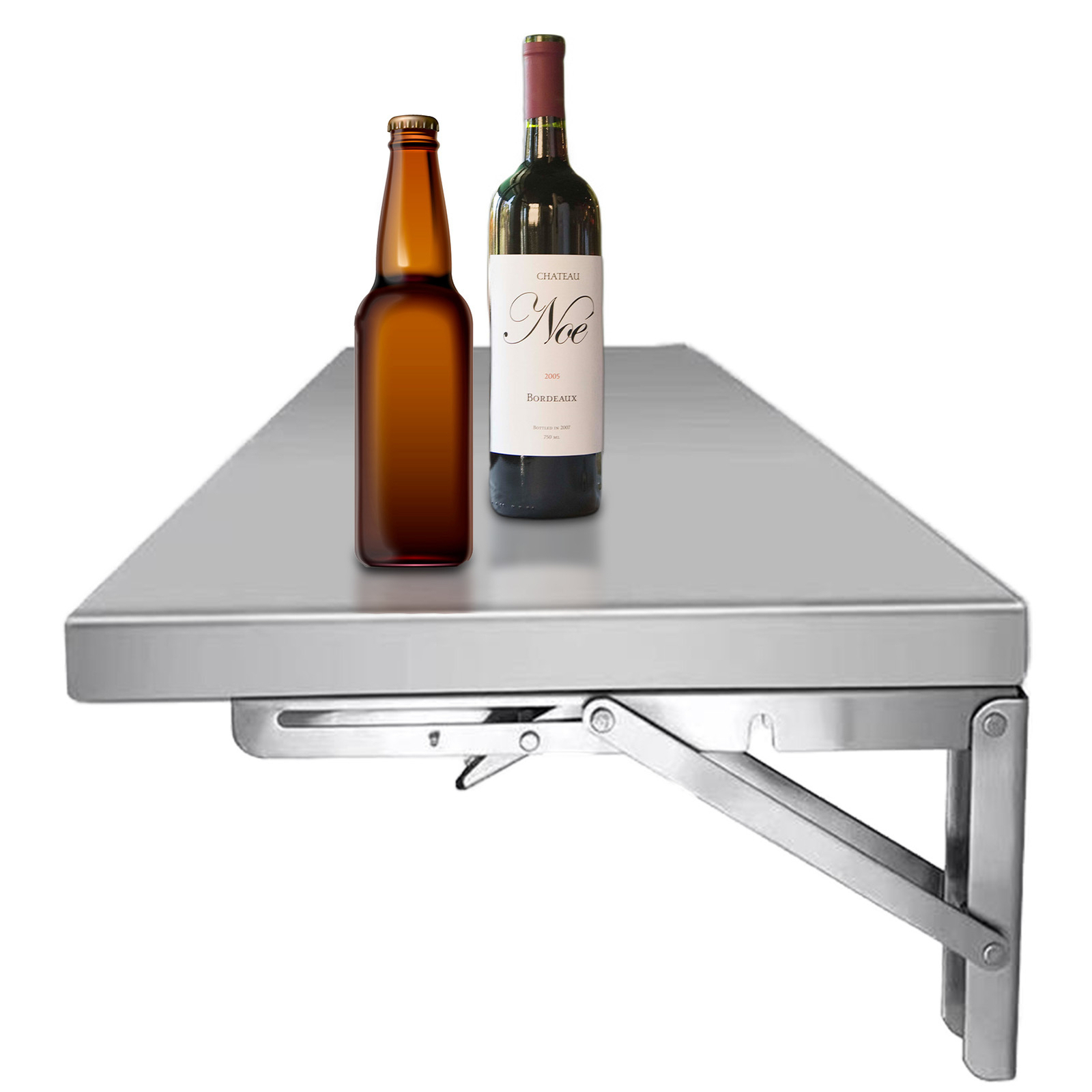 Concession Stand Shelf For Window Trailer Food Truck Folding Wall Mounted Stand