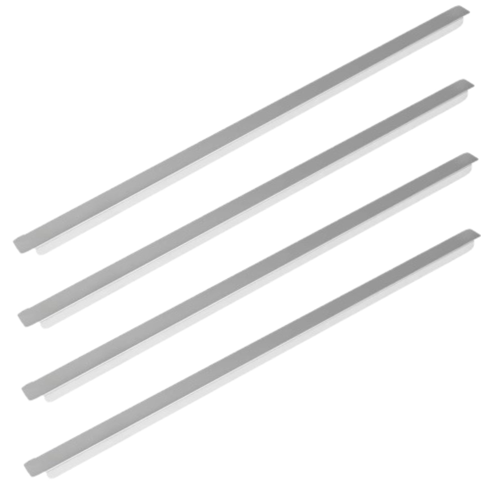 4 PCS 20 Inch Stainless Steel Steam Table Adapter Bars Pan Divider 21 In