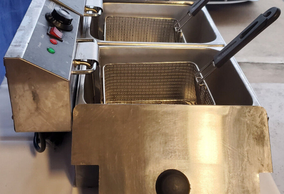 Galaxy Counter Top Dual Tank Fryer