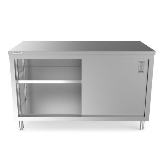 Prepline PC-3060 30″D x 60″L Stainless Steel Enclosed Base Work Table