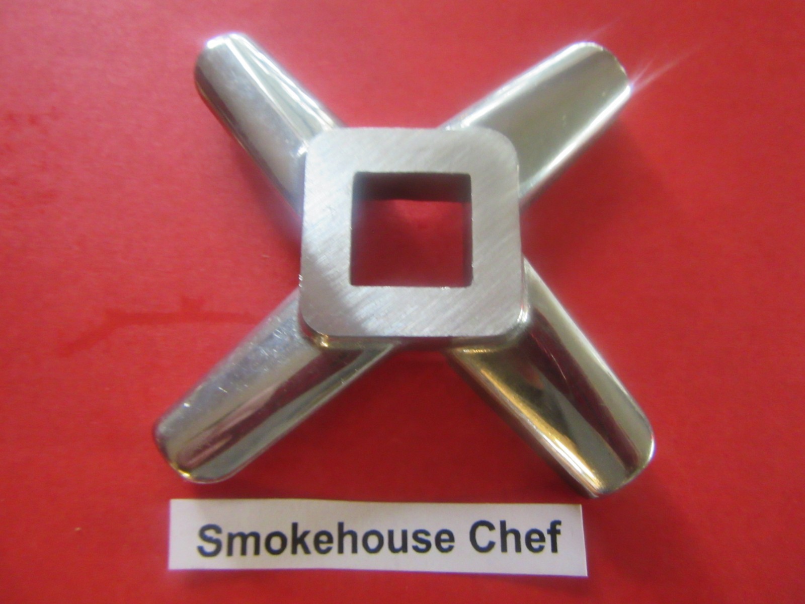 *COMBO* #22 x 1/4″ (6 mm) holes Meat Grinder Plate & HEAVY DUTY KNIFE *ITALY*