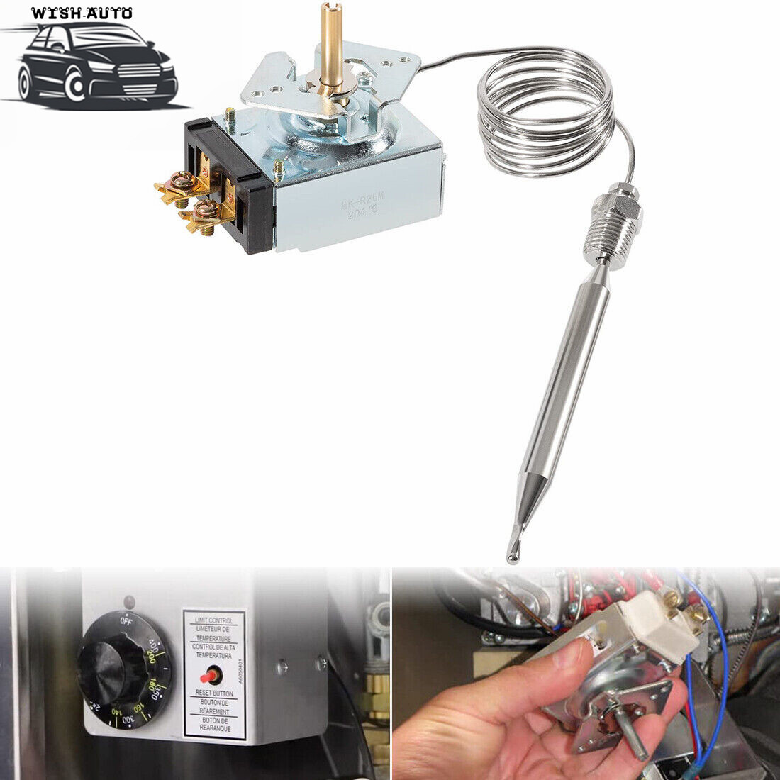 For Imperial Fryer Pitco Dean RX-1-36 Thermostat 200-400F Rx Millivolt 60125401