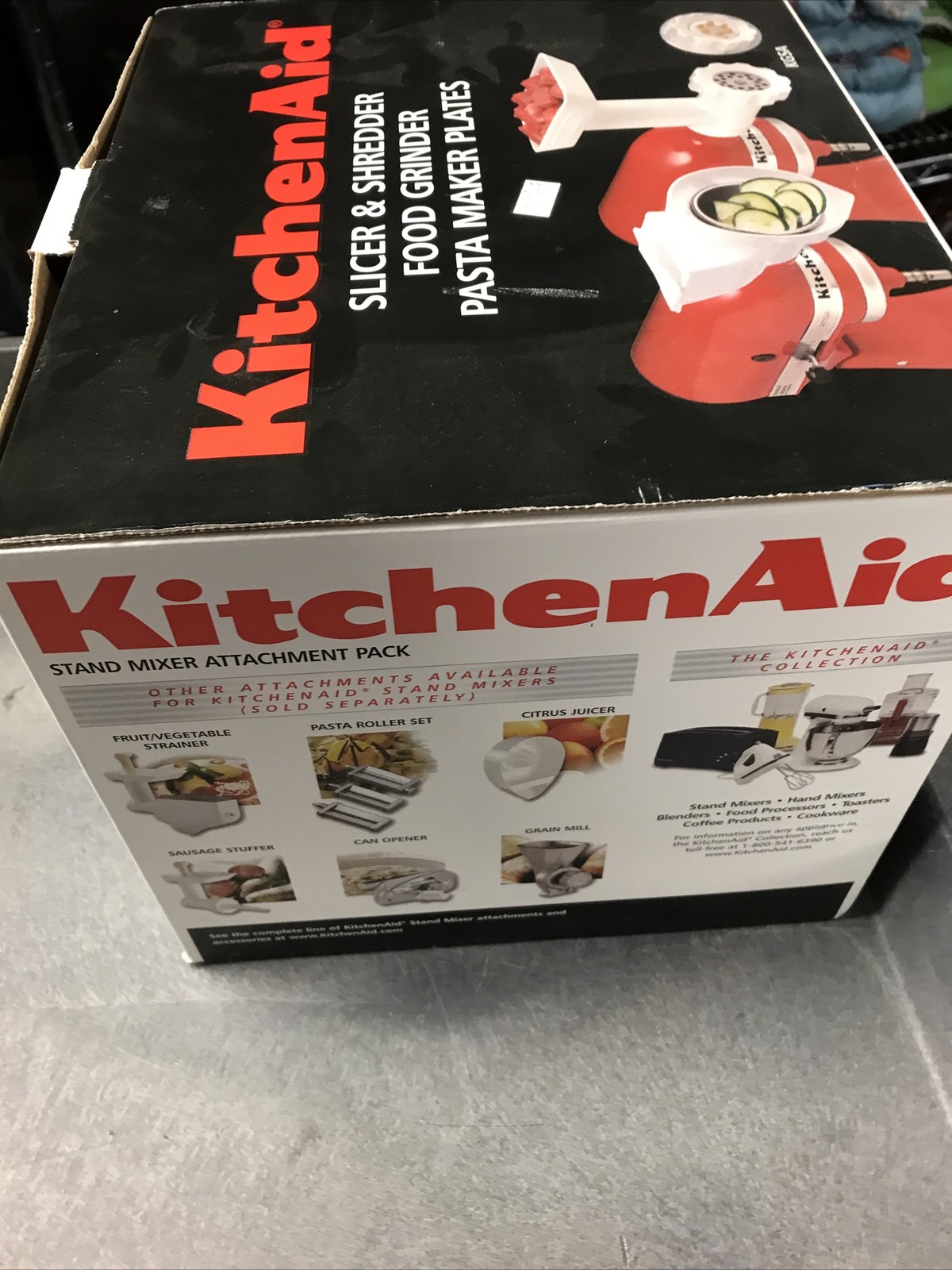 KitchenAid KGSSA Stand Mixer Attachment Grinder, Slicer, Shredder, Stuffer