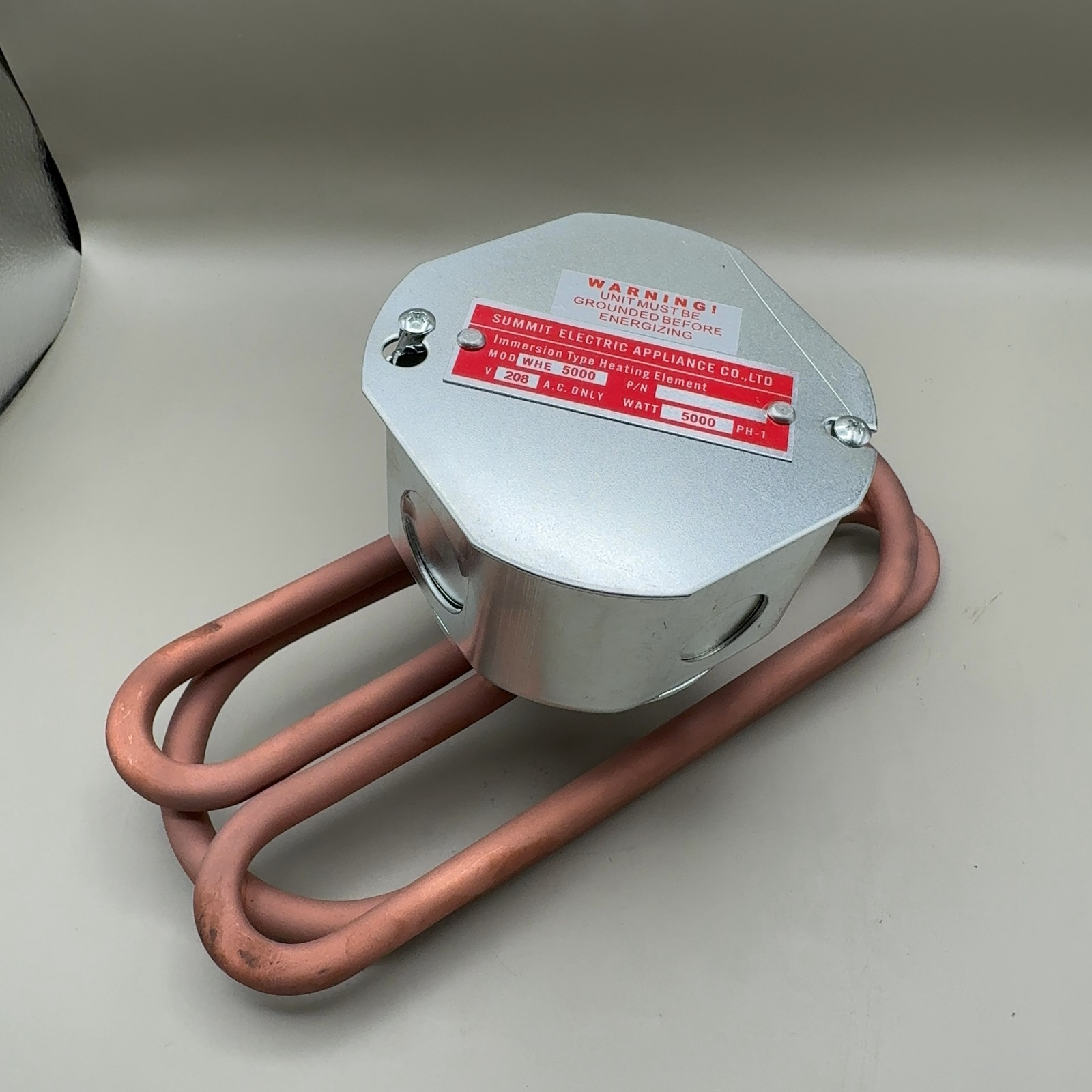 Summit Commercial Steam Table Immersion Heating Element Brass 5000W Replacement