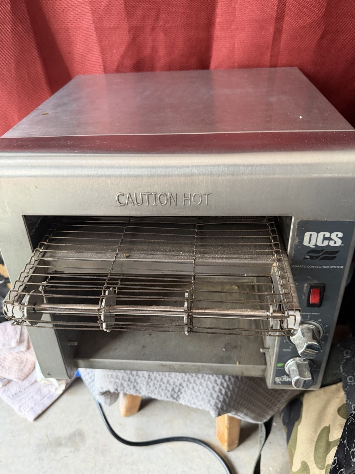 Star Holman QCS-1-350C Conveyor Countertop Toaster 350 Slices/Hr 120V
