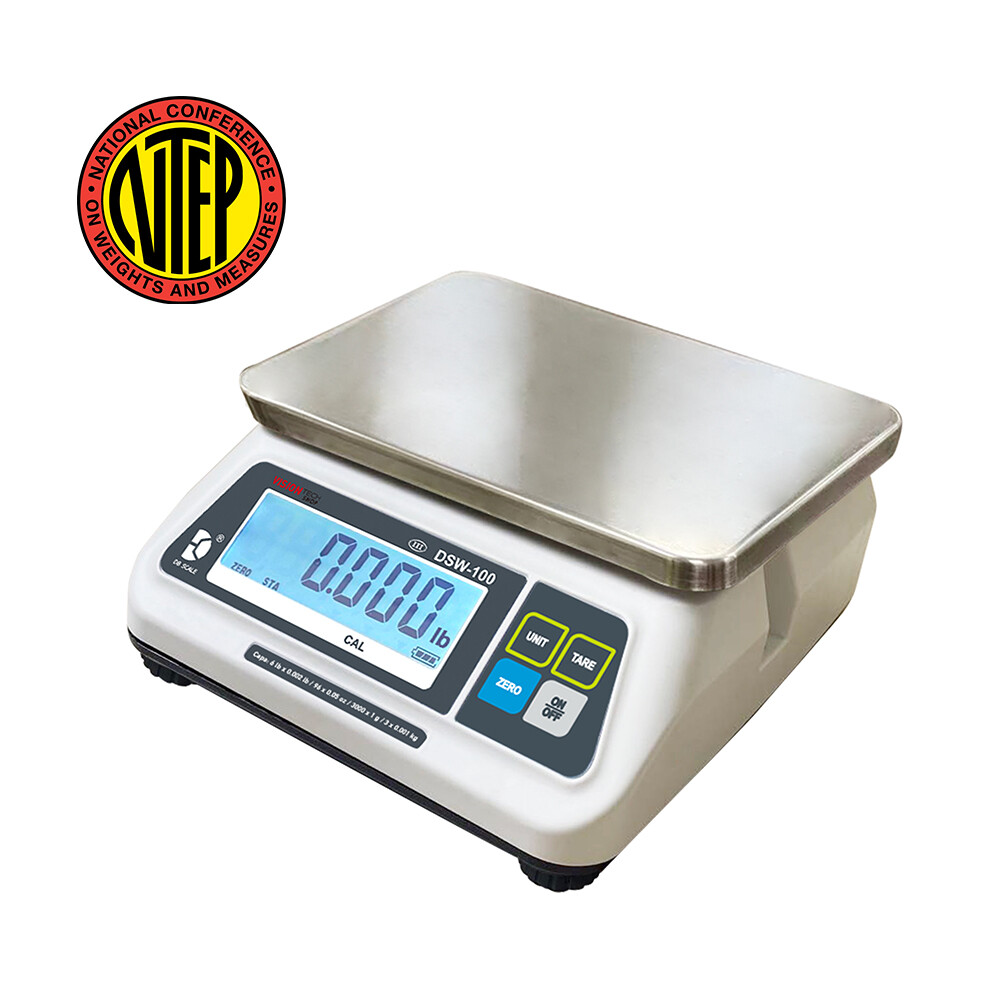 VisionTechShop DSW-100 Portion Scale, Single LCD Display, NTEP #22-007