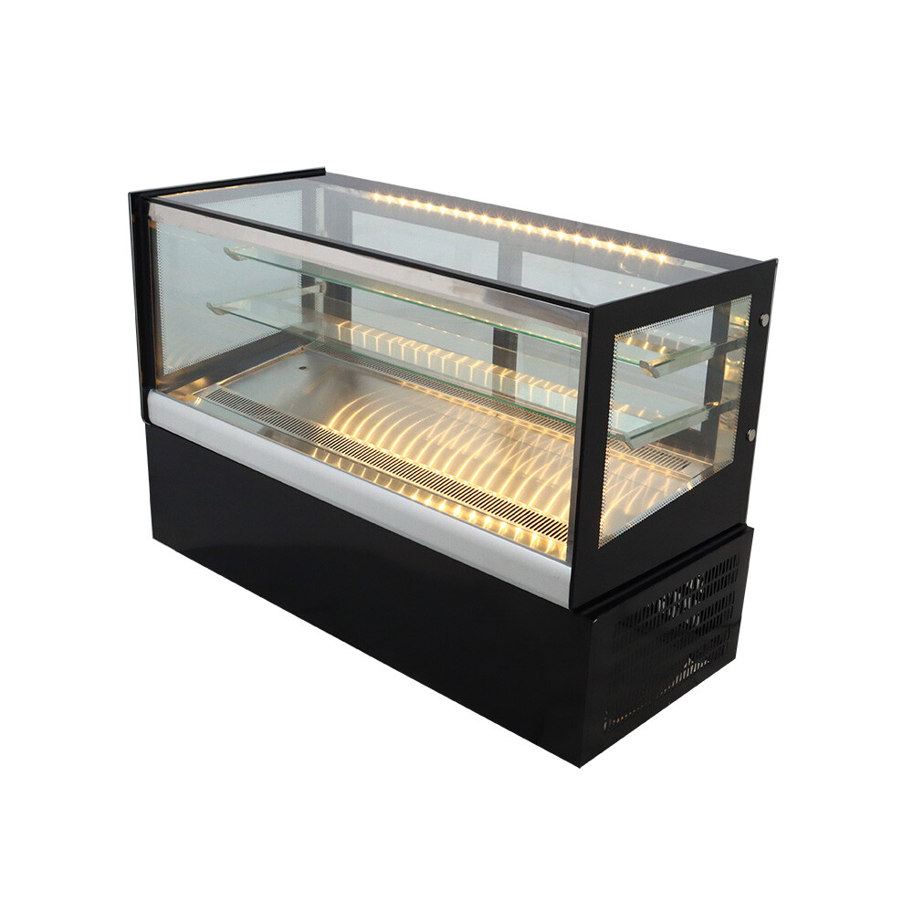 47″ Countertop Refrigerated Cake Showcase Display Cabinet Air Cooling 220V