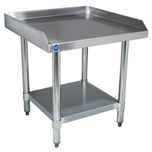 Stainless Steel Equipment Grill Stand Table with Adjustable Undershelf 30″x30″