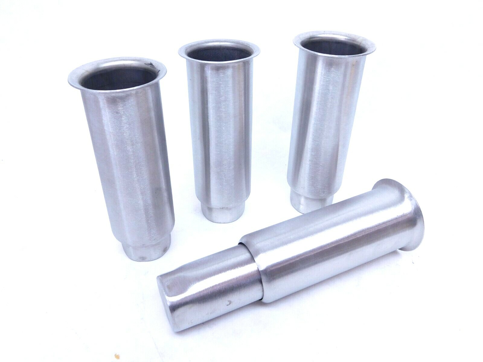 (4) CHG Heavy-Duty Stainless-Steel 6″ Adjustable Equipment Leg Flare Top Weld VN