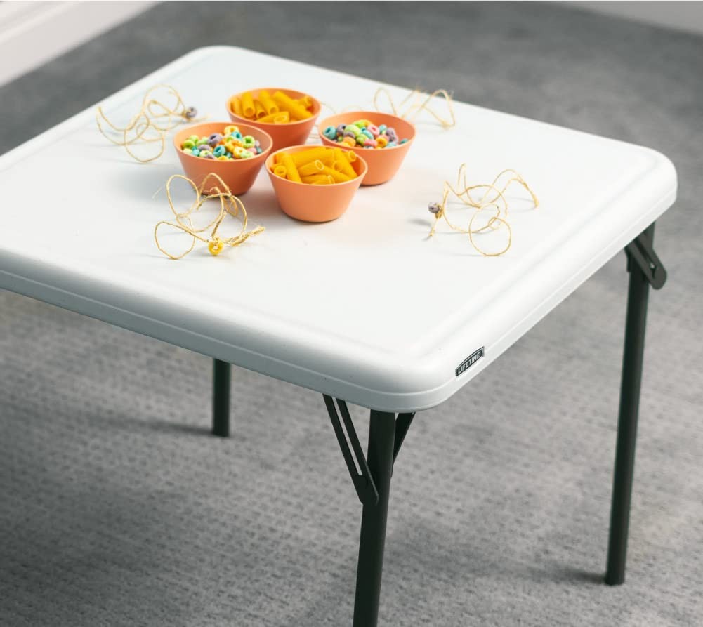 Lifetime 80425 Kids Folding Table Almond 24