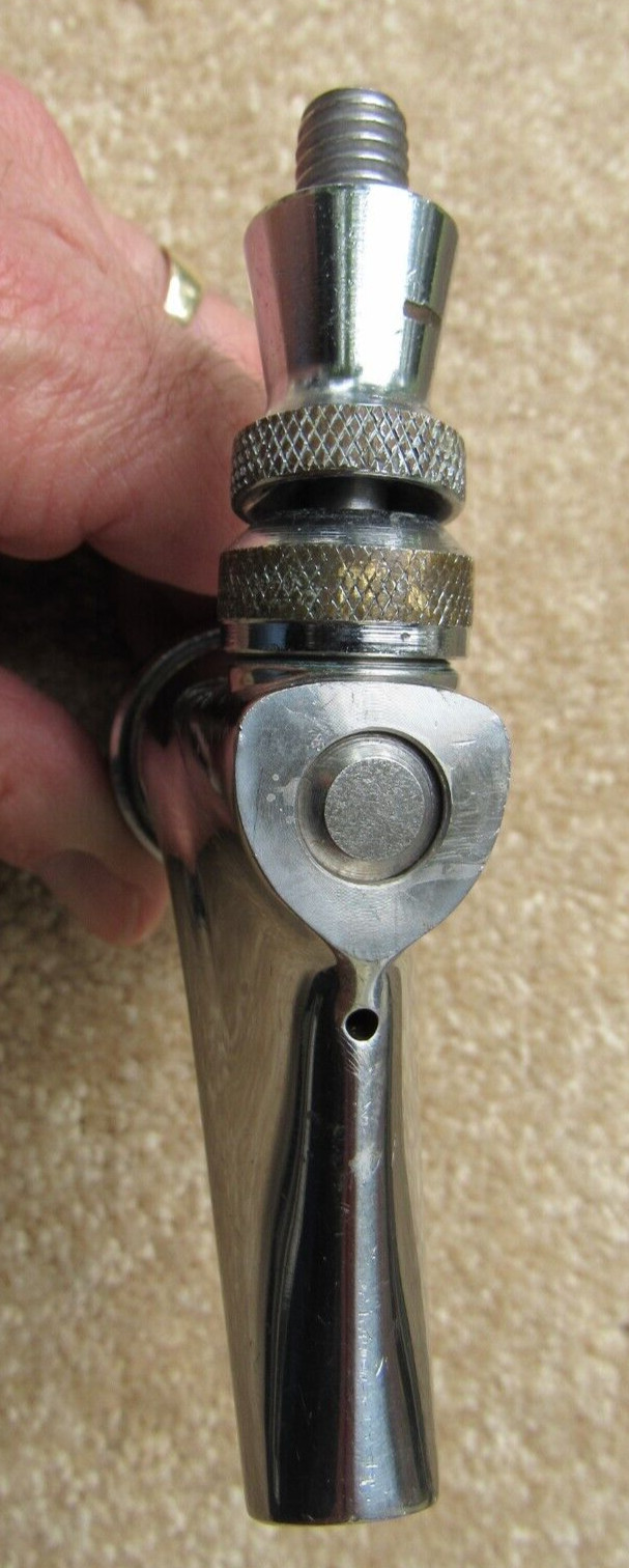Micro Matic 304 Tap Faucet, Shank, Flange Draft Beer Polished Stainless Steel VG