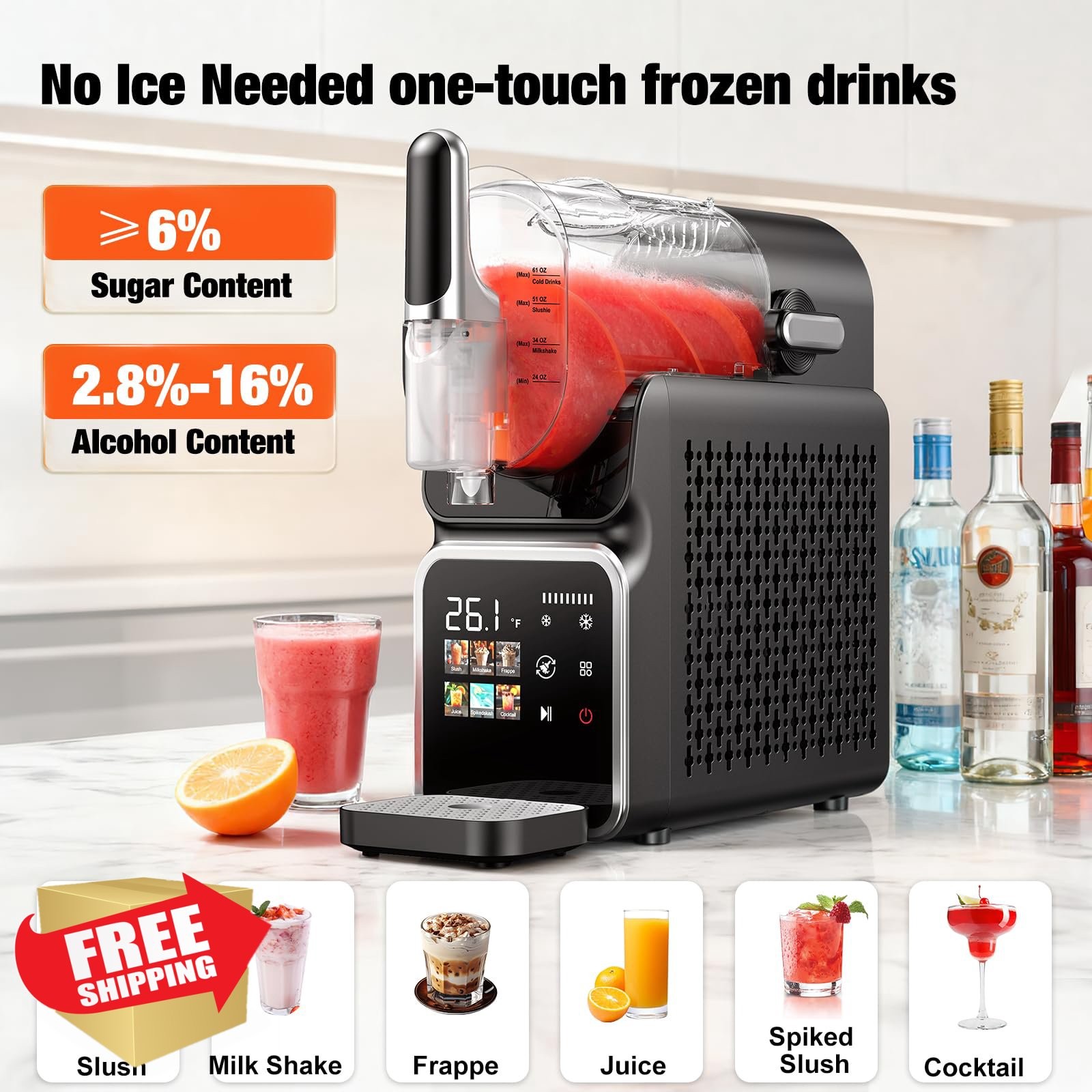 AllToU SM800 Slushie Machine 88oz