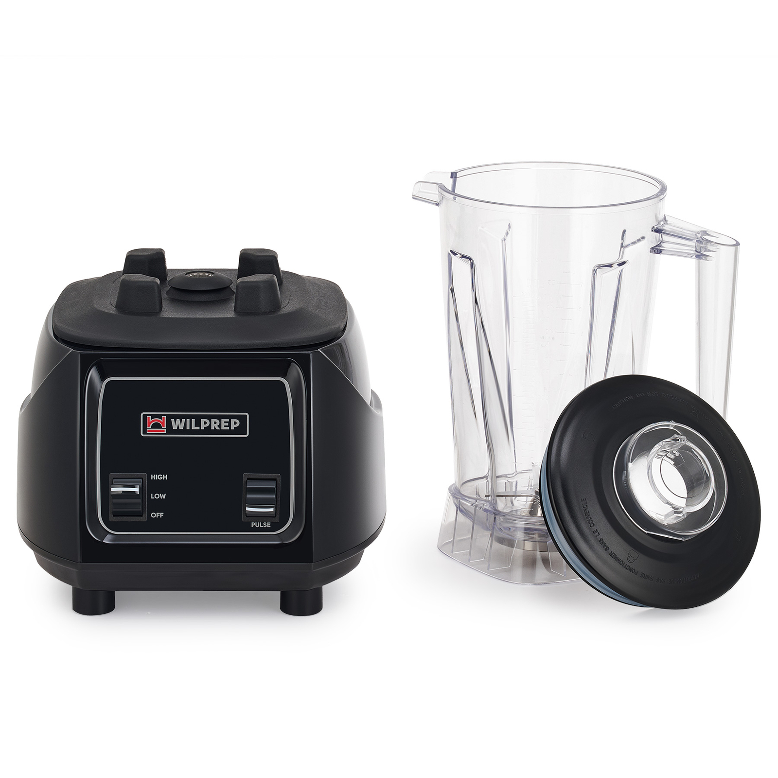 WILPREP Commercial Blender 3.5hp Toggle-Switch Adjustable Speed 64oz Tritan Jar