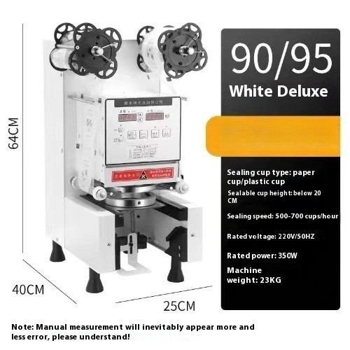 Cup Sealing Machine for Milk Tea Shops Fully Automatic Film Sealing Machine