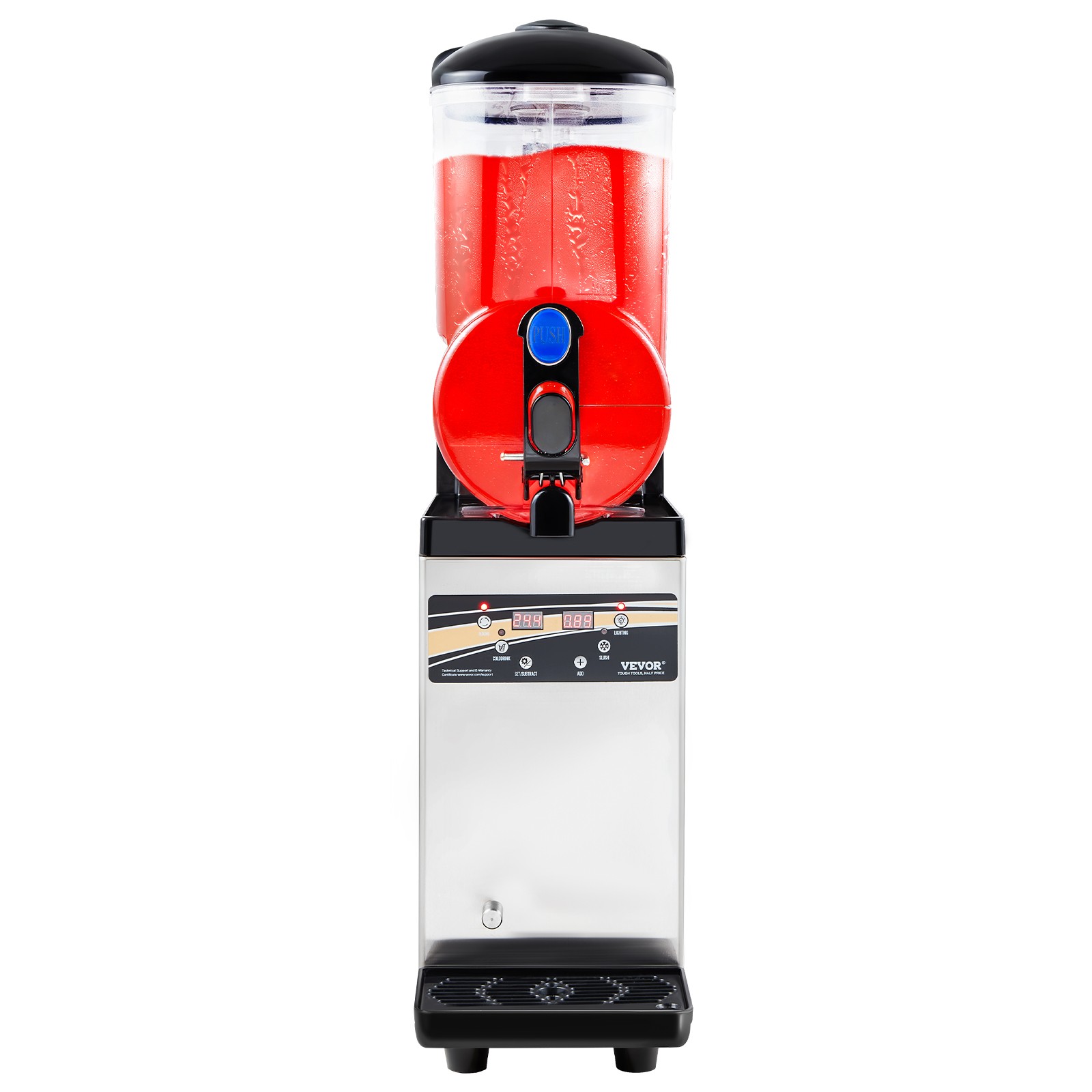 VEVORCommercial Slushy Machine 15L Margarita Smoothie Frozen Drink Slushie Maker