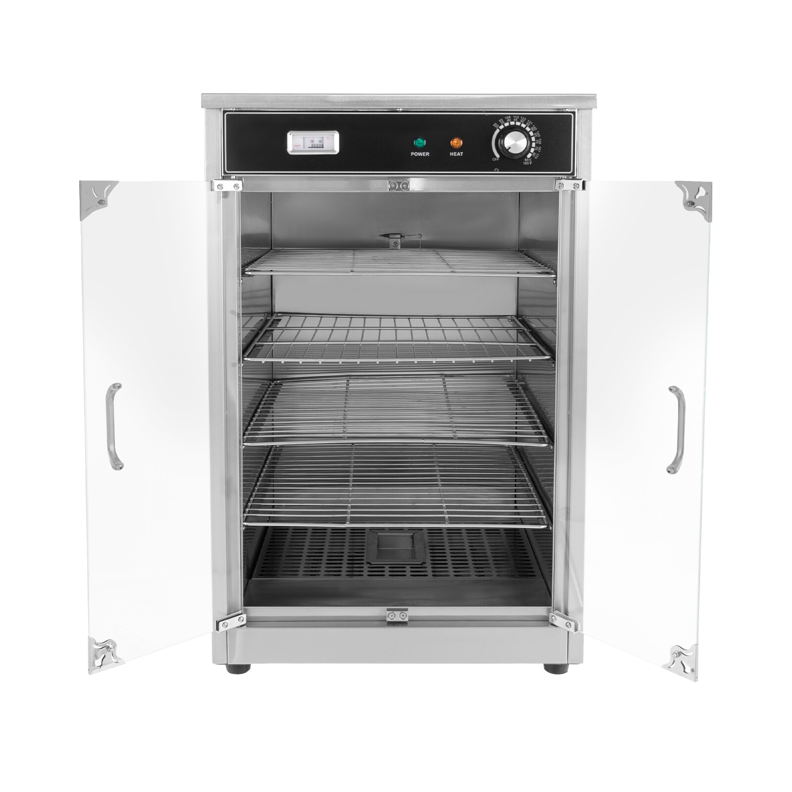 600 W Food Warmer Electric Food Warmer Countertop Heated Holding Cabinet 30-85°C