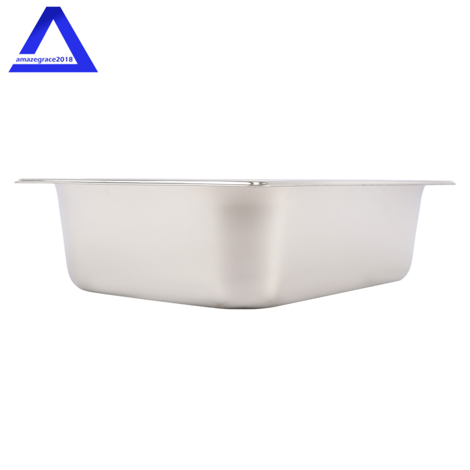 Steam Table Hotel Pans Half Size 4″ Deep 4Pcs Stainless Metal Tray with Lid