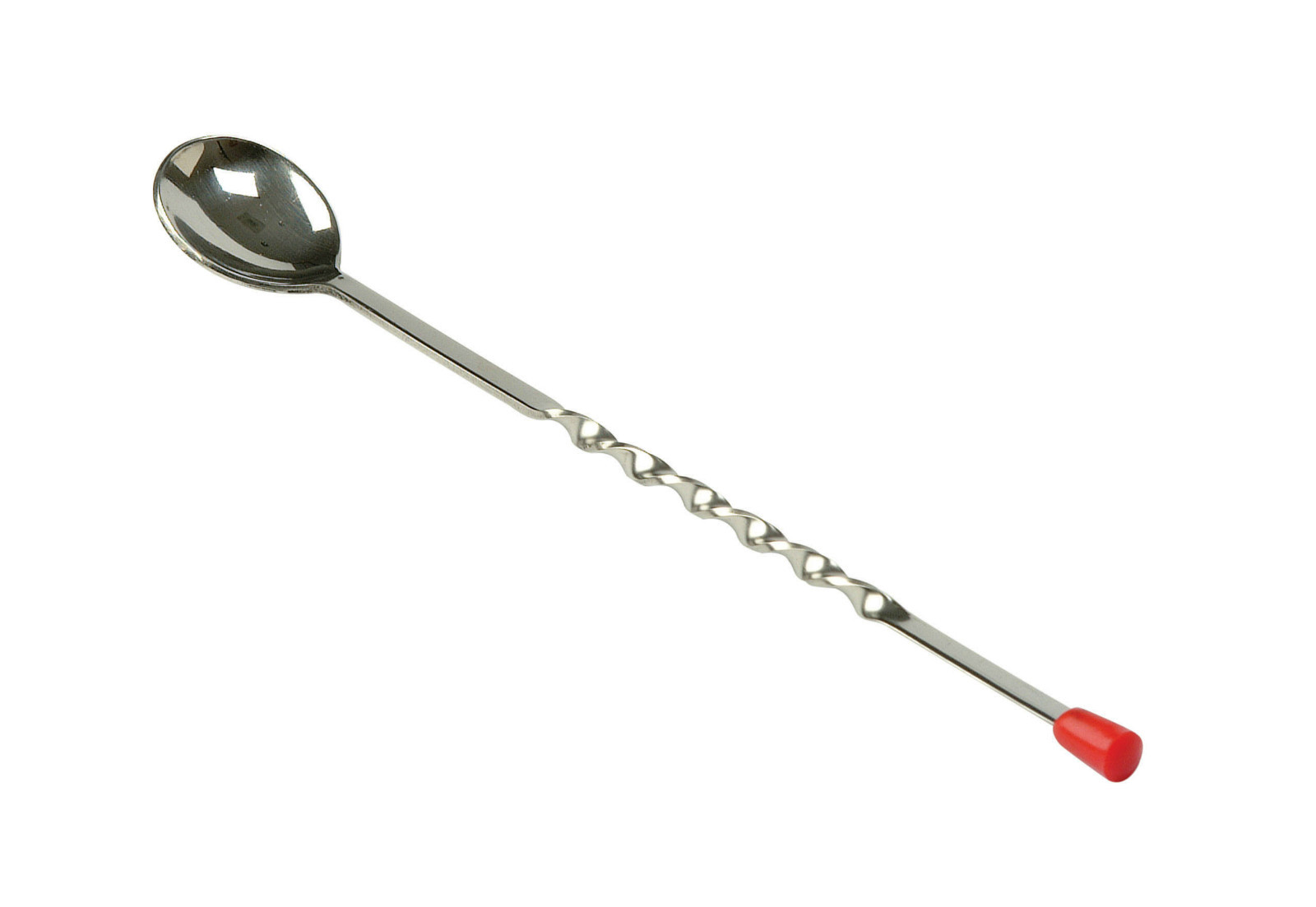 USA SELLER BAR COCKTAIL SPOON 11″ RED KNOB FREE SHIPPING US ONLY