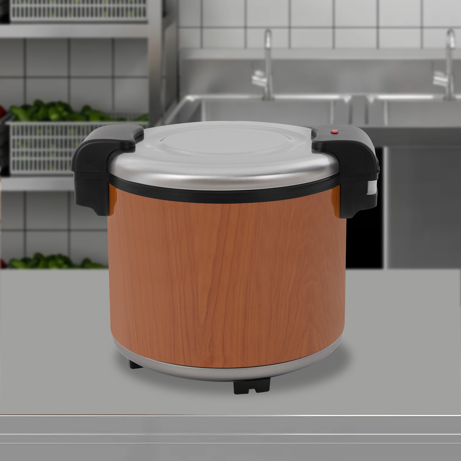 23L 105W Electric Rice Warmer Tabletop Commercial Rice Food Warmer ﻿6.08 Gallon