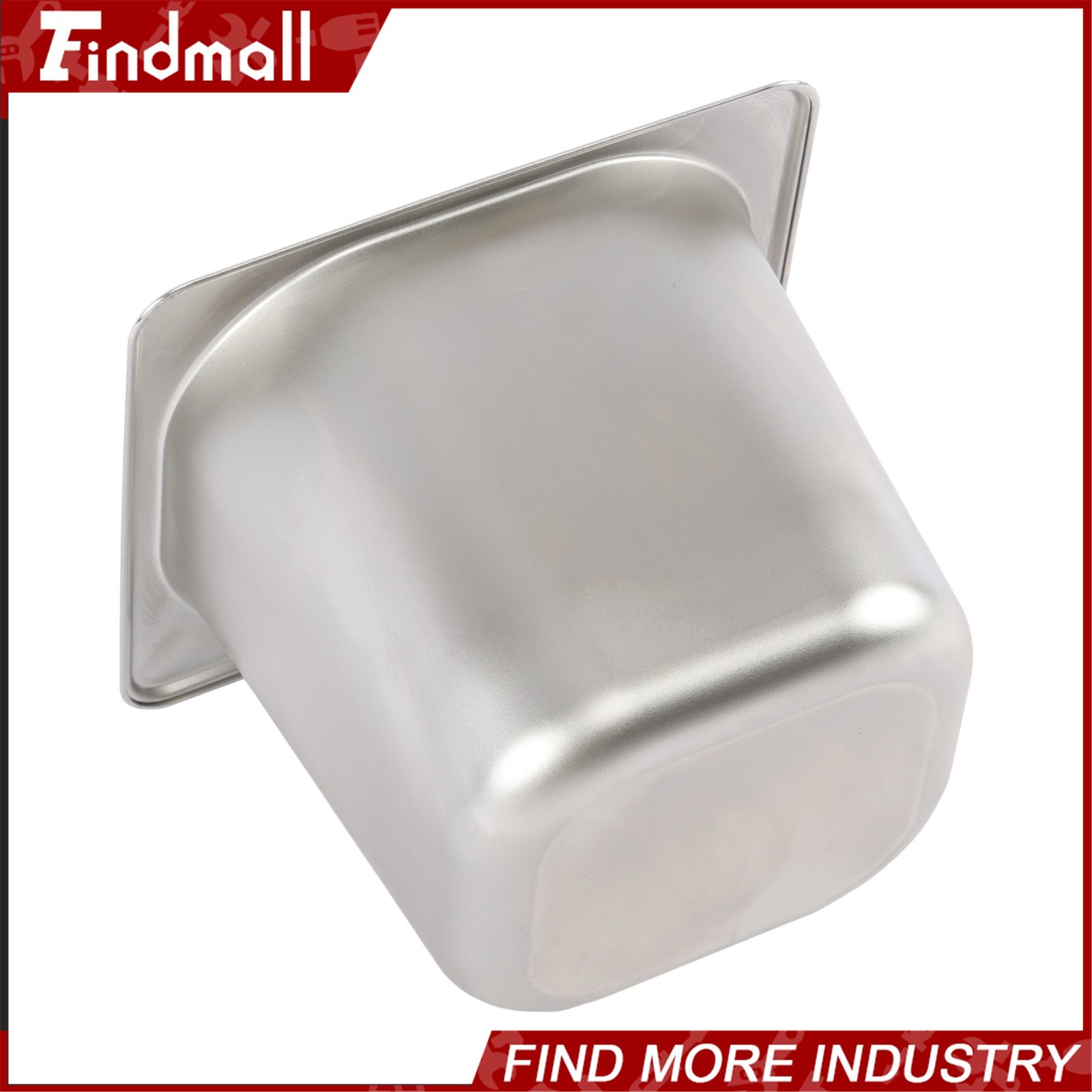 Findmall 4 Pack 6″ Deep Steam Table Pan Hotel Pans Food Prep Stainless Steel