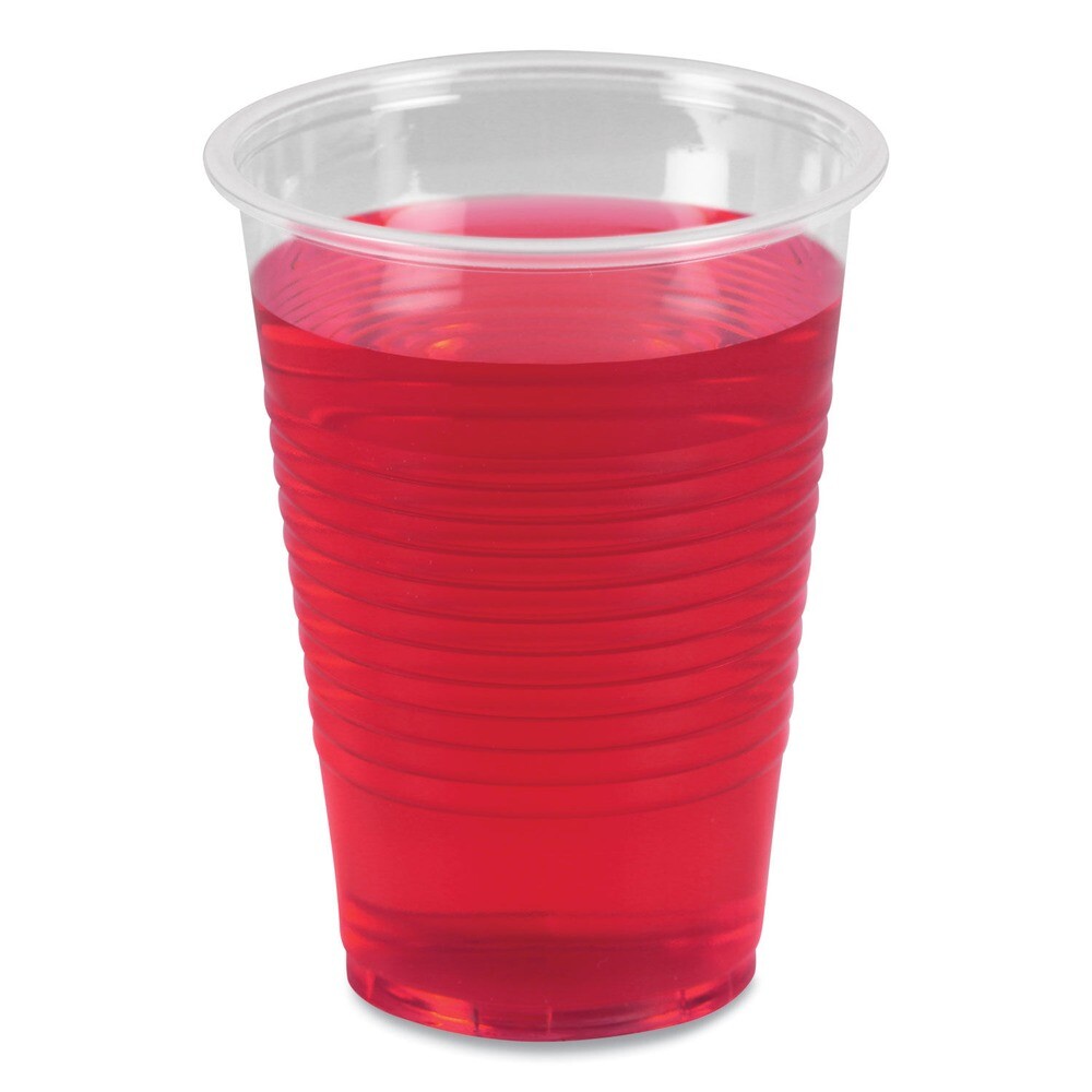 Boardwalk TRANSCUP9PK 9 oz. Polypropylene Cold Cups – Translucent (100/PK) New