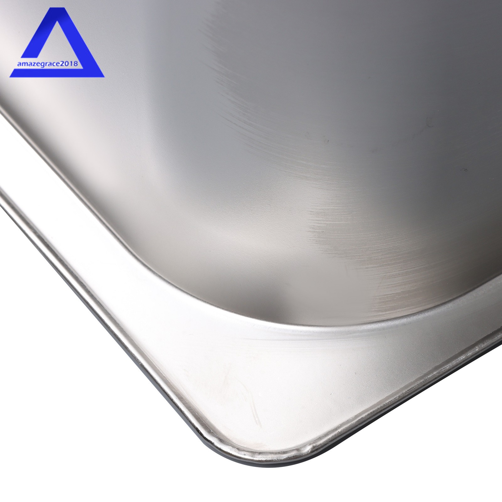 Steam Table Hotel Pans Full Size 6″ Deep 2 Pack Stainless Metal Tray Sets
