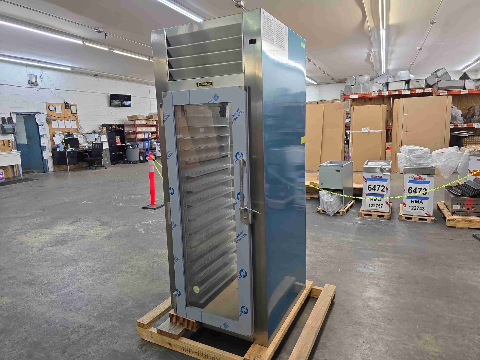 6497 New Aged Inventory Traulsen Door Refrigerator Pass Thru RHT132WPUT-FHG