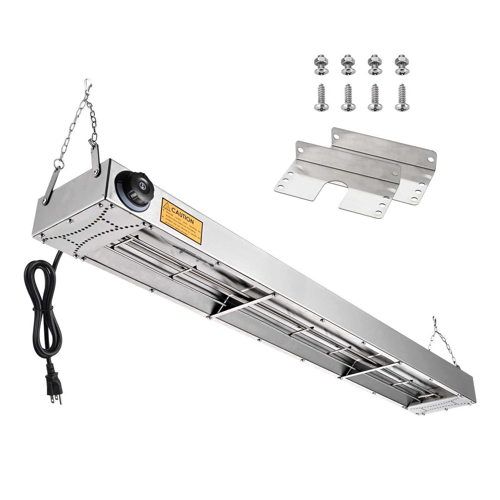 WeChef 43″ 1100W Electric Strip Heater Food Warmer Stainless Steel Heating Lamp