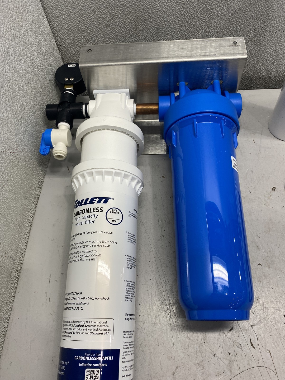 Follett Water Filter System w/ Pre Filter 015556646