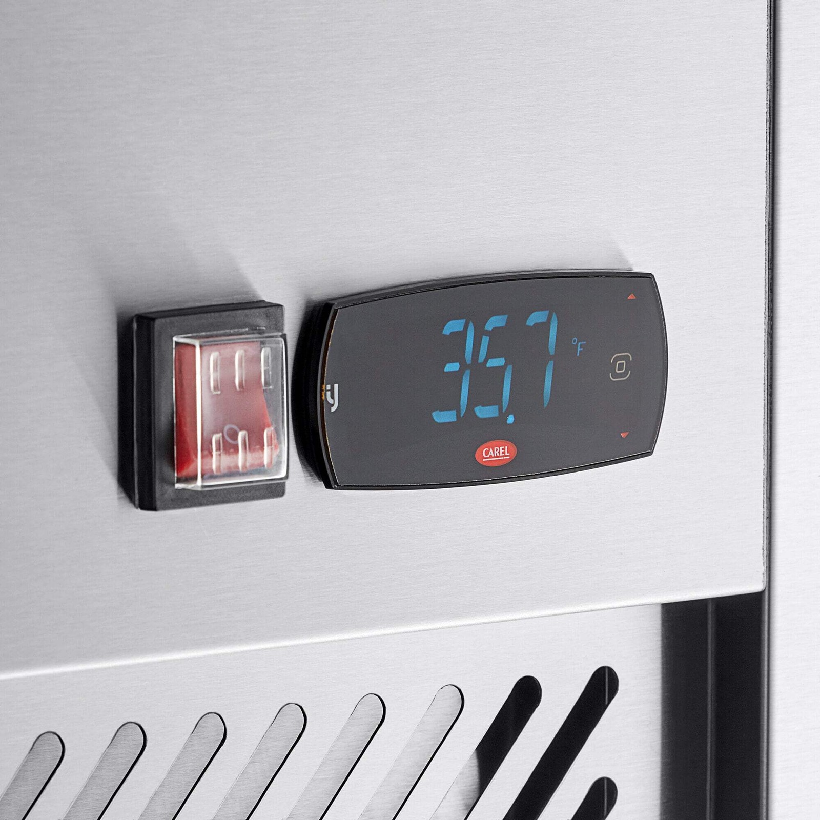 29″ Solid Door Stainless Steel Reach-In Refrigerator