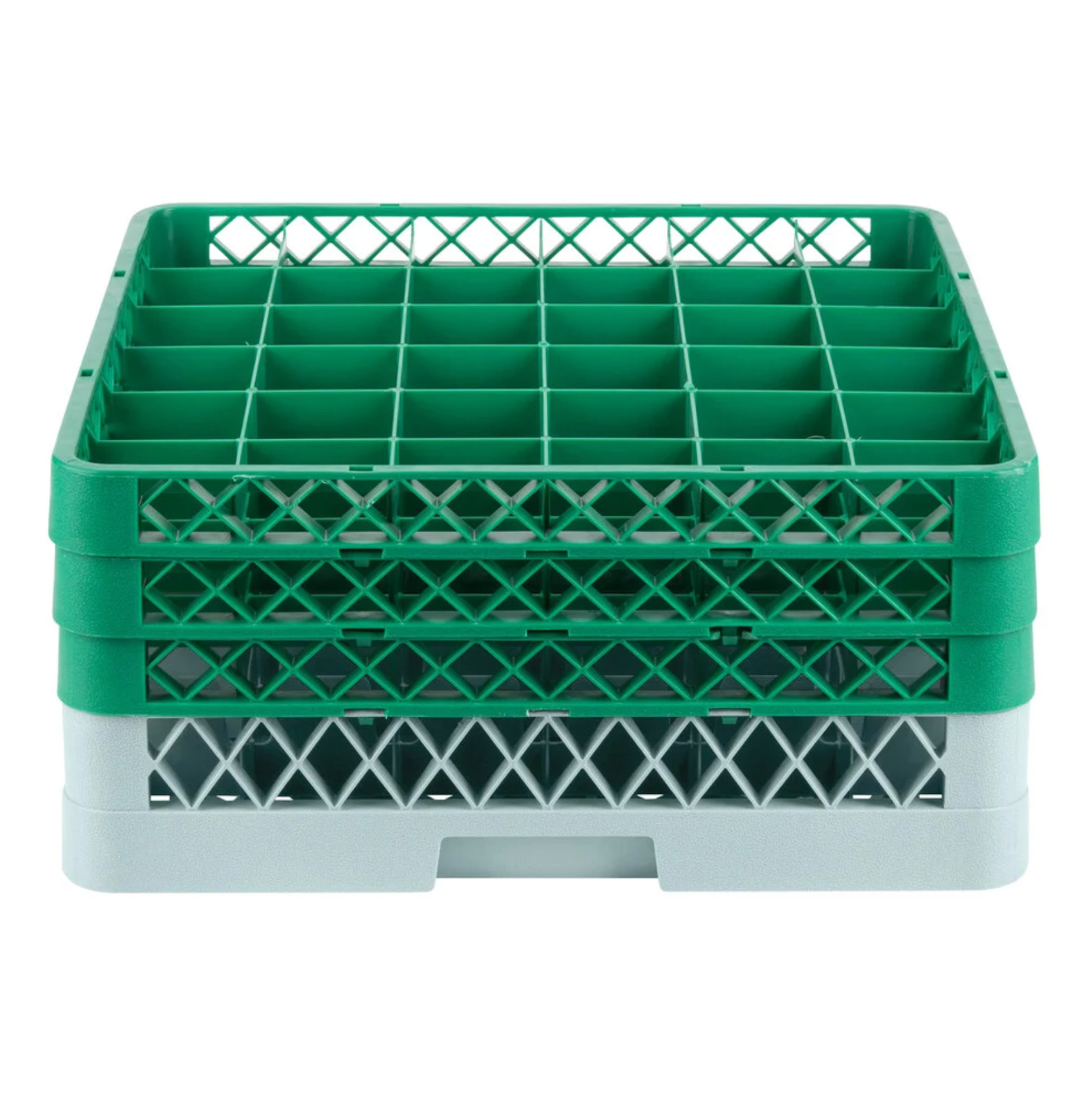 Commercial Dishwasher Machine 36 Cup Glass Tray Rack 3 Extenders Dishwashing
