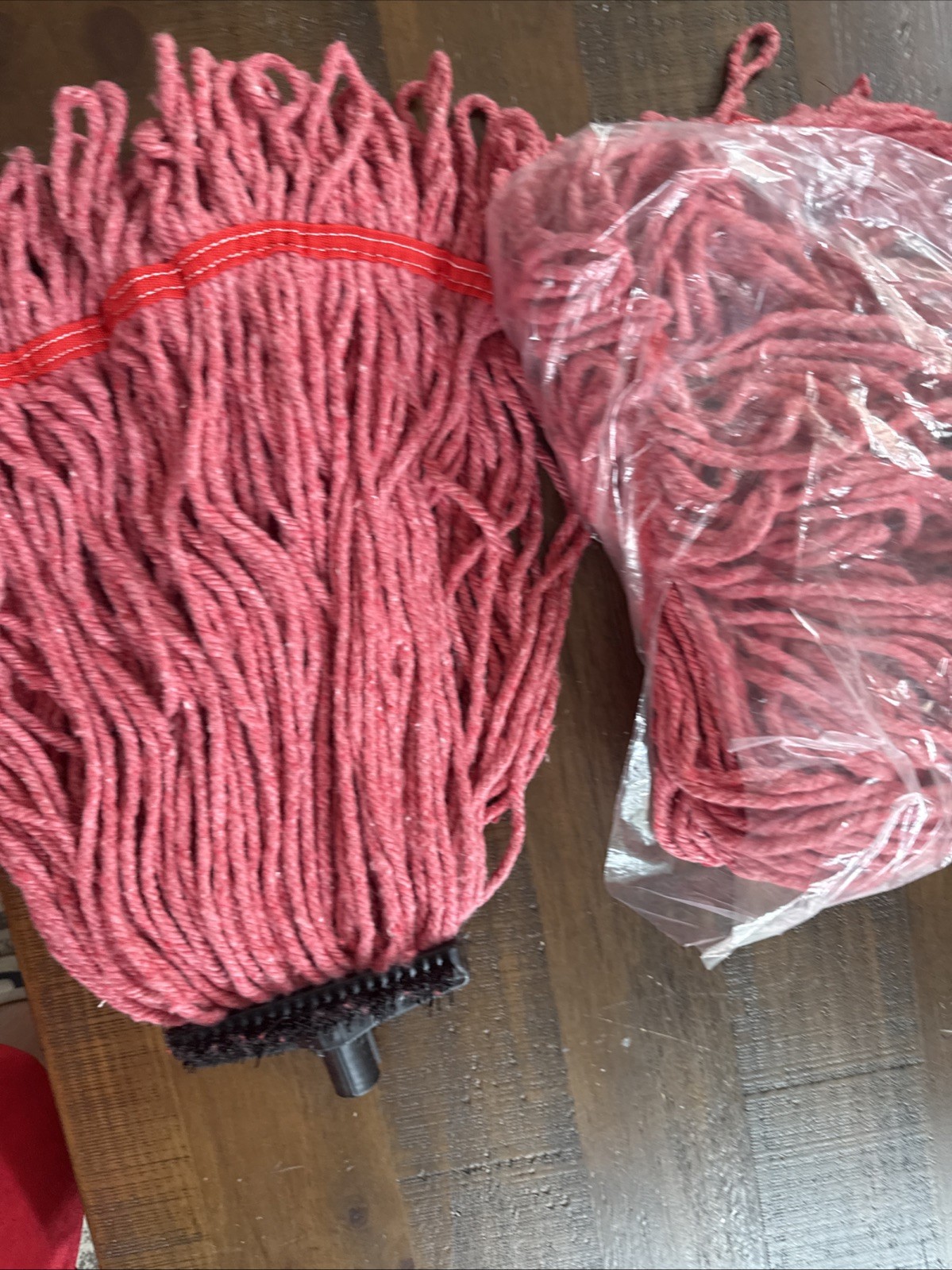 2 pack SYR Charger Mop Head, Red, Large 3CA-L-RR 1 mop heads