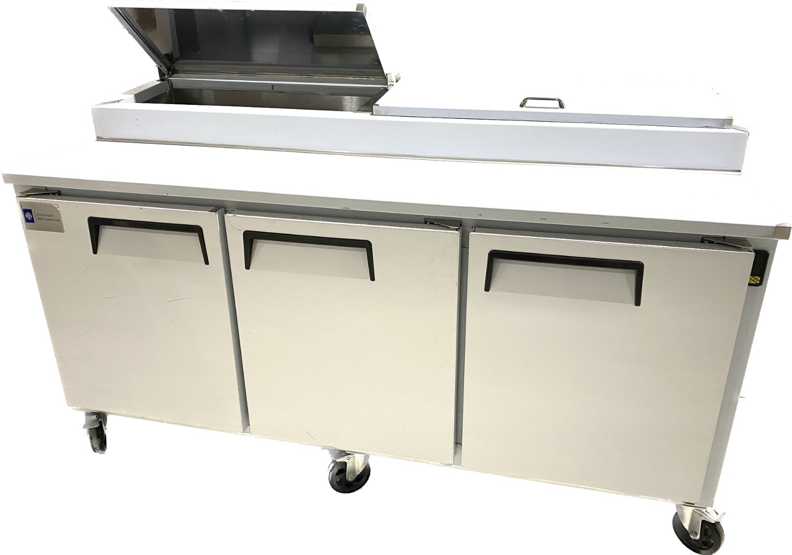 Optimum Refrigerated Pizza Prep Table – 72″ – Brand New Factory Price