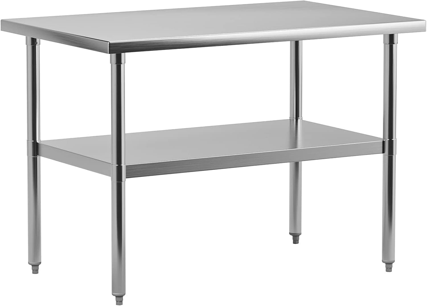 Stainless Steel NSF Commercial Kitchen Prep Work Table 72″x24″/48″x24″/48″x30″