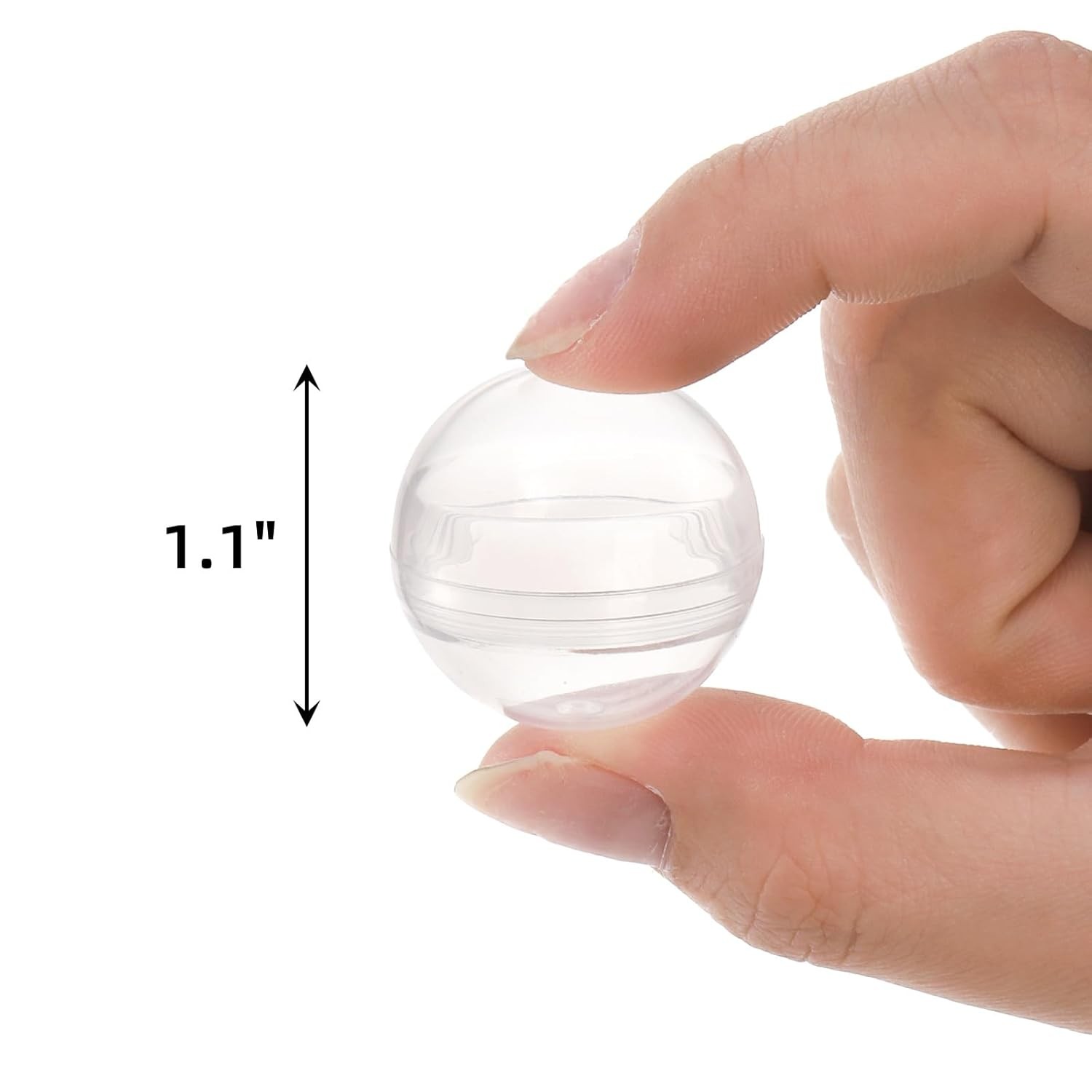 Vending Machine Gumballs 1 Inch Round Empty Capsules 200 Pack