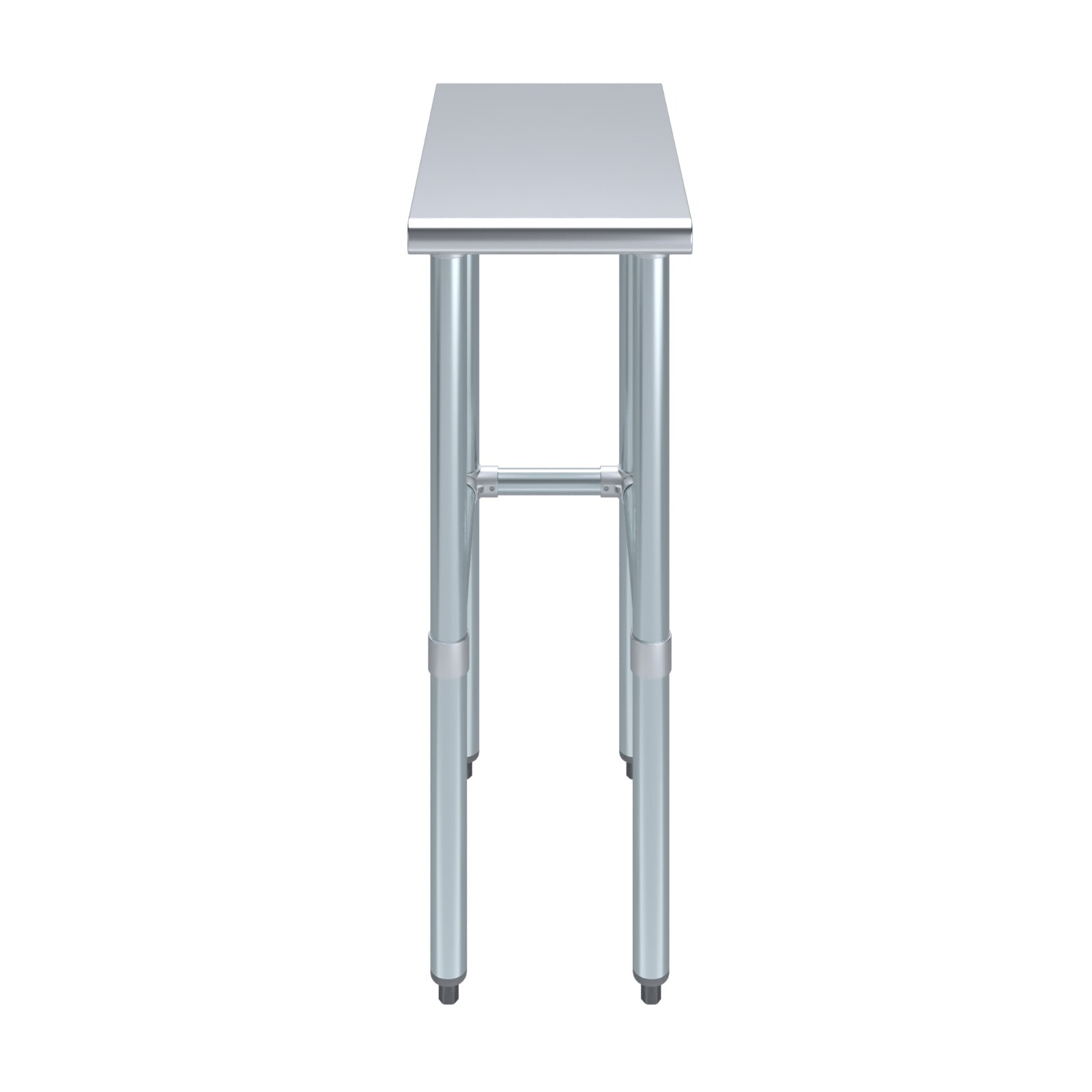 24 in. x 12 in. Open Base Stainless Steel Work Table | Residential & Commercial