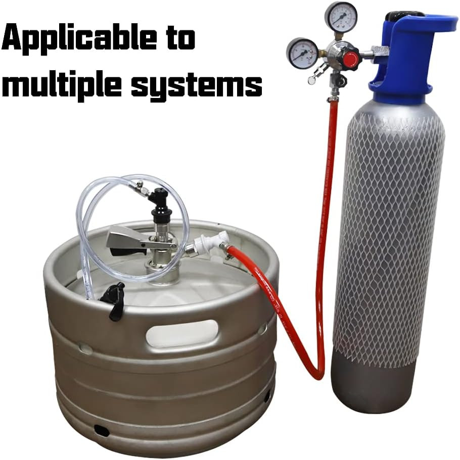 Sankey D Keg Coupler with Adapter and Ball Lock Disconnect Set Standard Type Keg